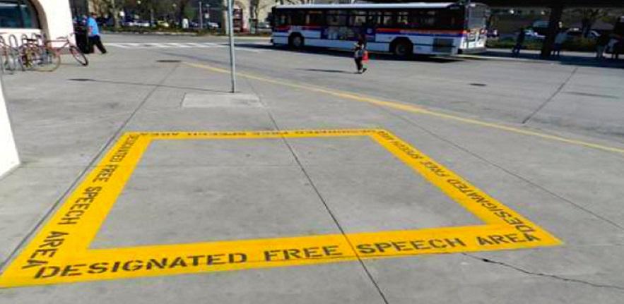 designated free speech area